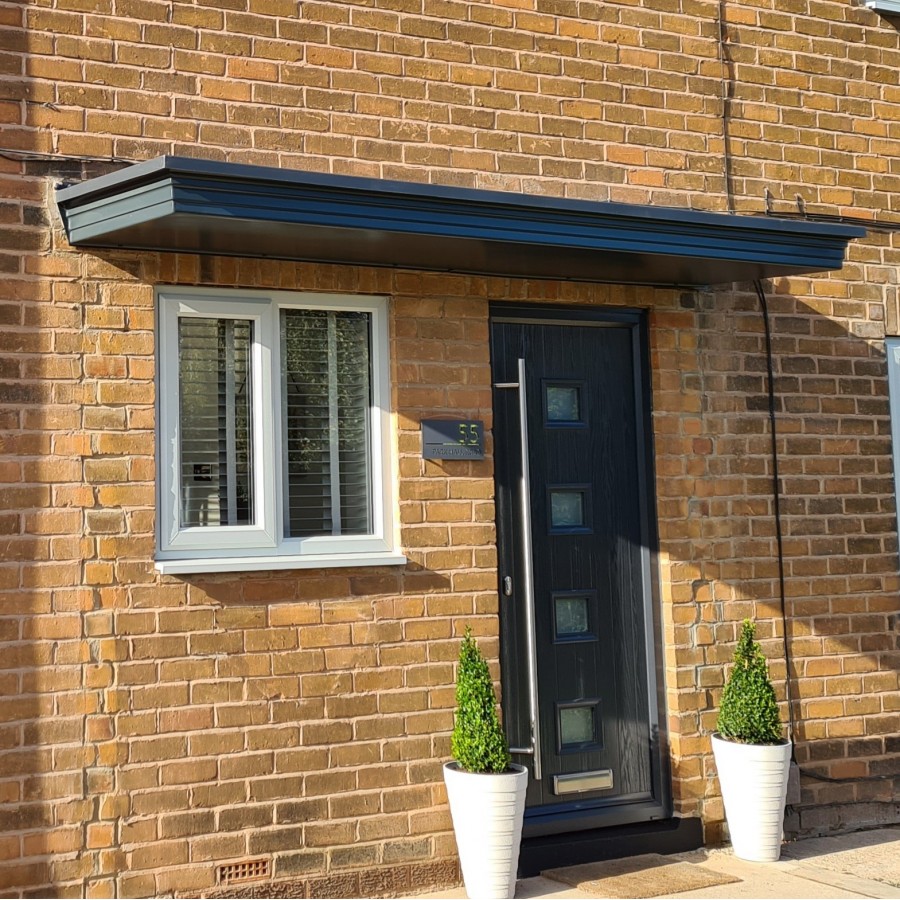 Delta XL Series Window / Overdoor Canopy - Made to Measure up to  4000 x 730mm