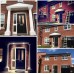 Elegance GRP Complete Door Porch Canopy and Columns Entrance Set