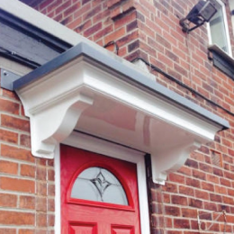 Aura GRP Overdoor Porch Canopy- Colour Options