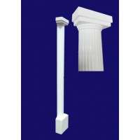 Palma Fluted GRP Greek or Roman Style Half Round Column pillar